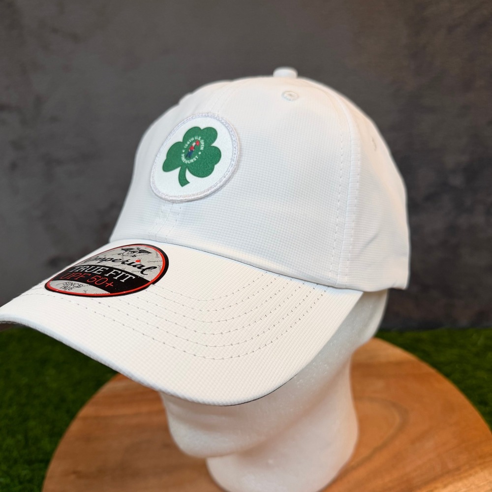 Imperial White 124th US Open Pinehurst Clover True Fit UPF 50+ Golf Hat Womens